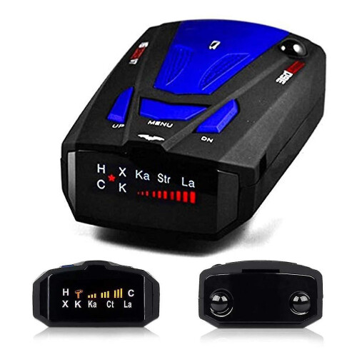 Car Speed Radar Detector 360 Degree V7 Gps Police Safe Voice Alert