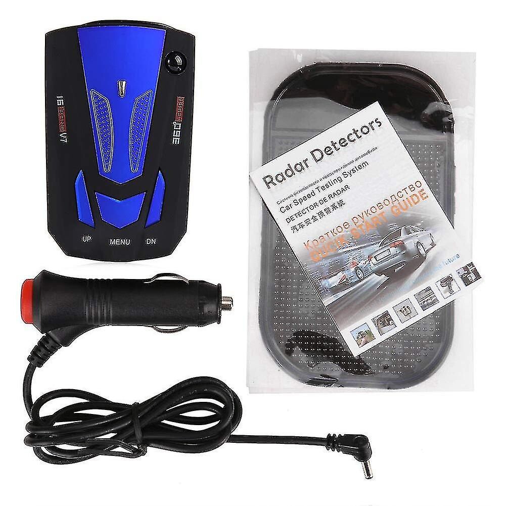 thumbnail image 2 of V7 Radar Detector Voice Alert And Car Speed Alarm System With 360 2 of 10
