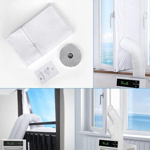 Window Sealing for Mobile Air Conditioners, Waterproof White 1