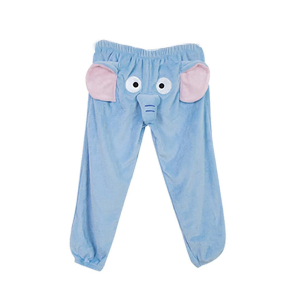 Funny Elephant Pants Womens Mens Lounge Pants Home Plush Couple Pajama Pants Gift For Boyfriend