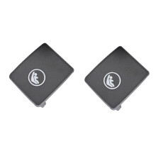 2x Car Rear Hook Isofix Cover Child Restraint For V60 V90 Xc40 Xc60 S60 S90 Car Rear Hook Black