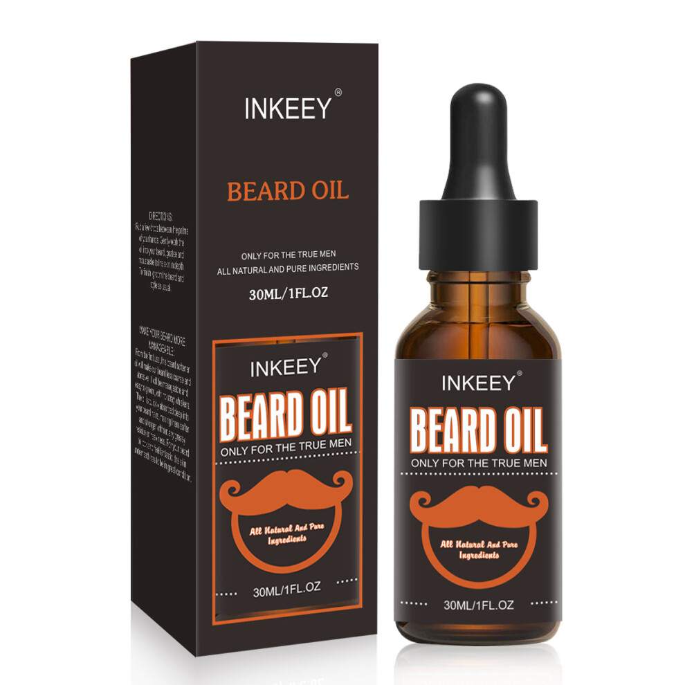 (04 - Cologne) Beard care, beard growth kit, beard growth oil, nourish and strengthen beard growth