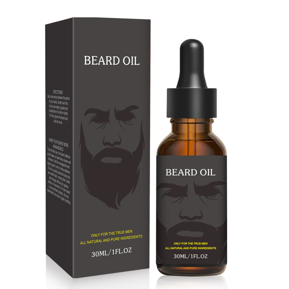 Green (02 - Wind Yin Tea) Beard Care, Beard Growth Kit, Beard Growth Oil, Nourish And Strengthen Beard Growth