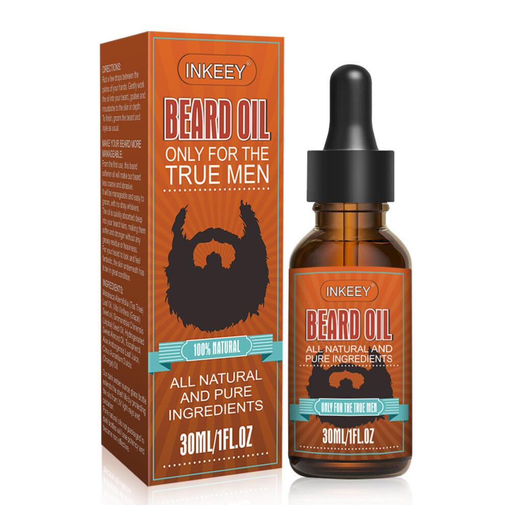 (01 - Azure) Beard care, beard growth kit, beard growth oil, nourish and strengthen beard growth