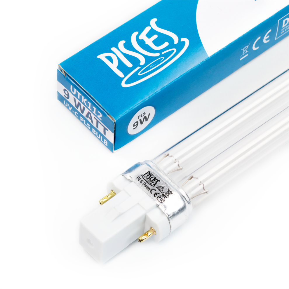 Pisces 9w (watt) PLS Replacement UV Bulb Tube Lamp for Pond Filter UVC