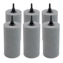 Pisces 6x Pond Airstone Tall Cylinder 50x100mm Air Diffuser for Airpumps