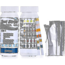 2 Pack 6 In 1 Test Strips For Pool Spa, Water Test Strips For Chlorine/free Chlorine/ph/alkalinity/cyanuric Acid/liquid Hardness, 100 Pcs