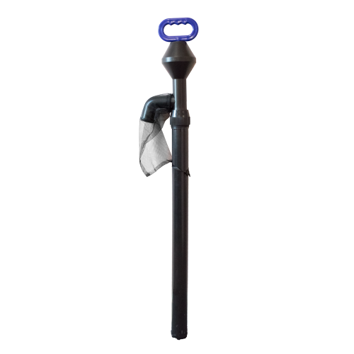 Pisces Pond Vacuum Cleaner Manual Silt Vac Garden Outdoor Sludge Algae Debris Waste Remover Koi Fish for Small Pool Cleaning Telescopic Equipment