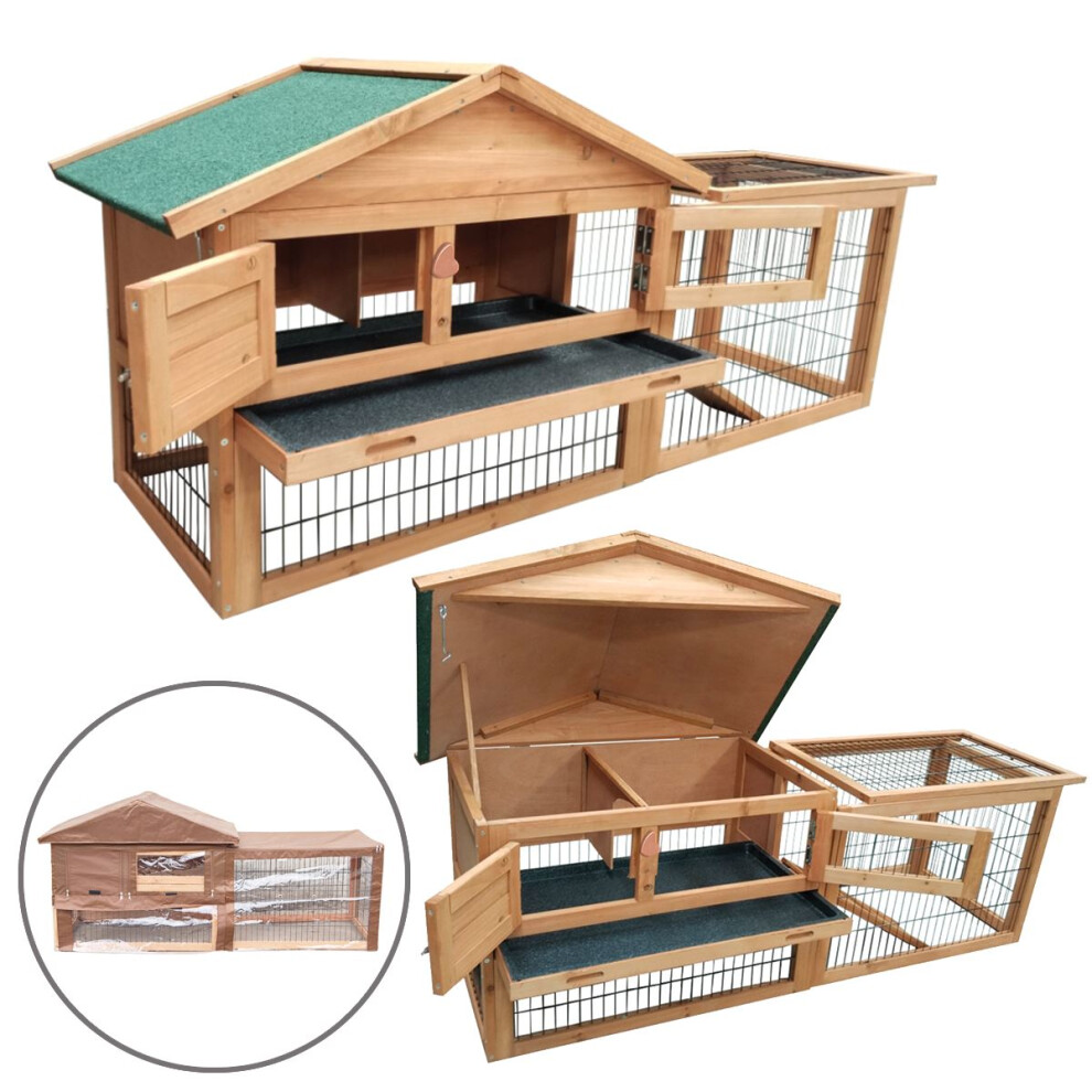 KCT 5ft Rabbit Hutch and Cover