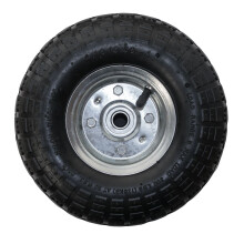 KCT Replacement Garden Cart Wheels 4.10 /3.50 - 4 10" Inch Pneumatic Sackbarrow Trailer Sack Trolley Tyre
