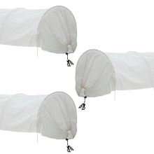 KCT 3 Pack Fleece Garden Allotment Grow Tunnel Cloche Plant Veg Protect Mesh Cover