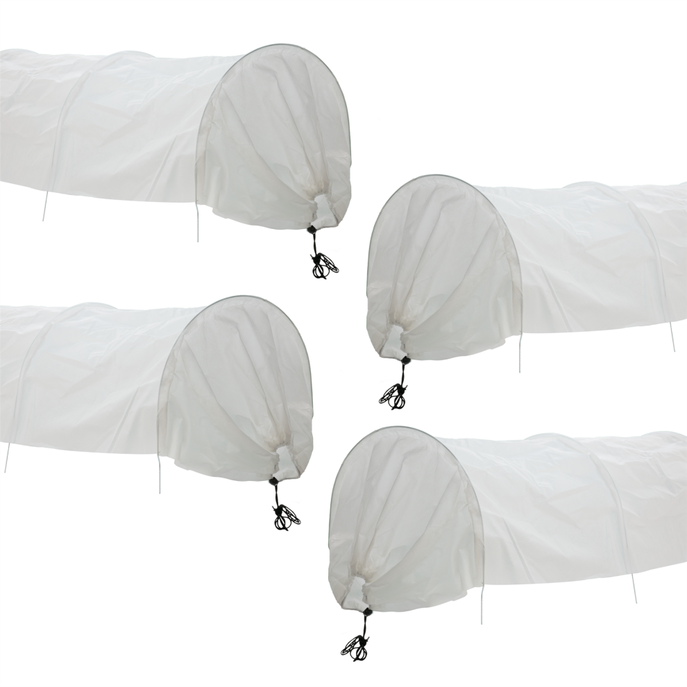 Kct 4 Pack Fleece Garden Allotment Grow Tunnel Cloche Plant Veg Protect Mesh Cover