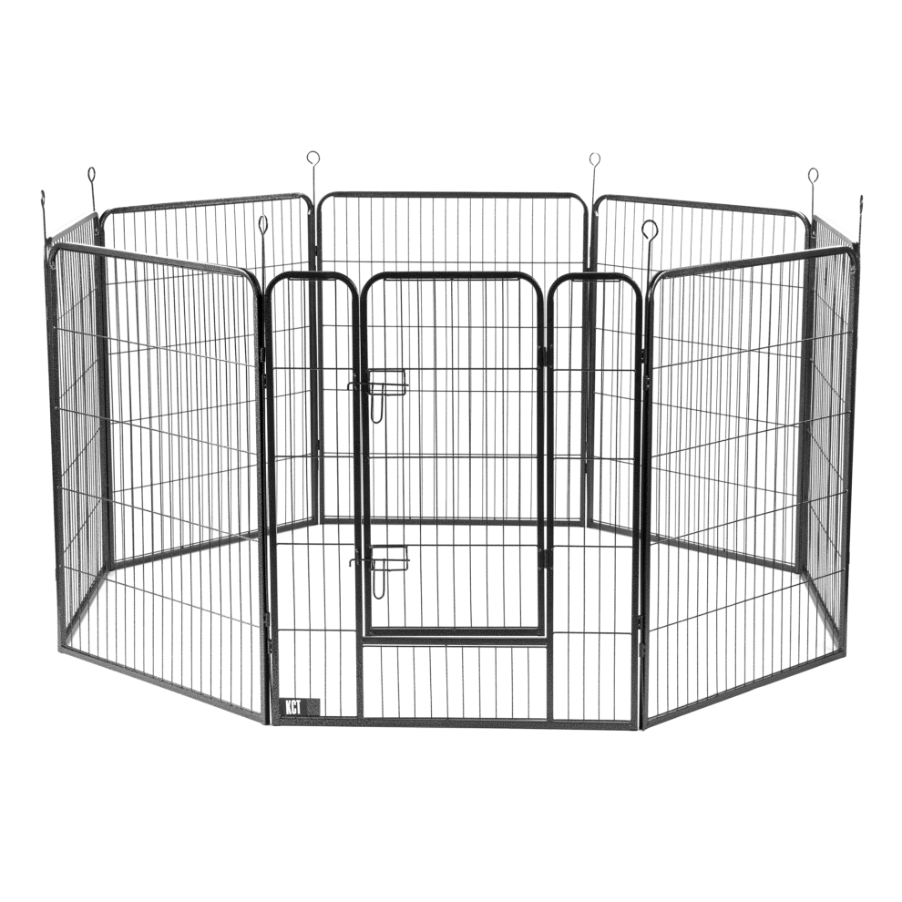 KCT Extra Large Metal Heavy Duty Pet Play Pen Indoor/Outdoor Enclosure Dogs/Puppies