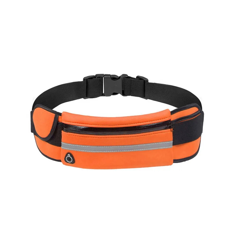 (Orange) 6 Inches Running Pack Belt Waist Pouch for Women & Men Running Phone Holder Running Pouch/Phone Holder for Running Running Belt-image-OPC-PDWSQVQ-NEW