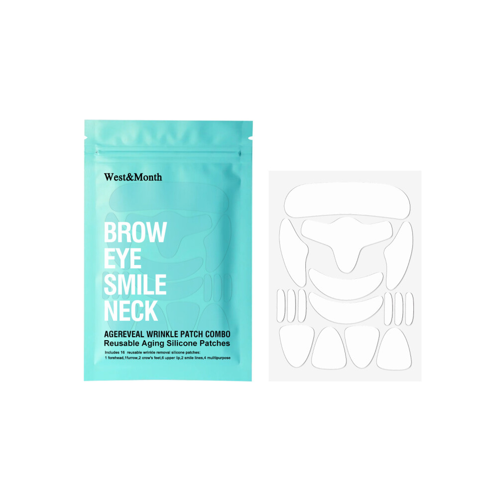Xylfly (1Set) Transparent Wrinkle Patch Smoothes Forehead Wrinkles, Face Fine Lines, Firms Skin, Wrinkle Patch