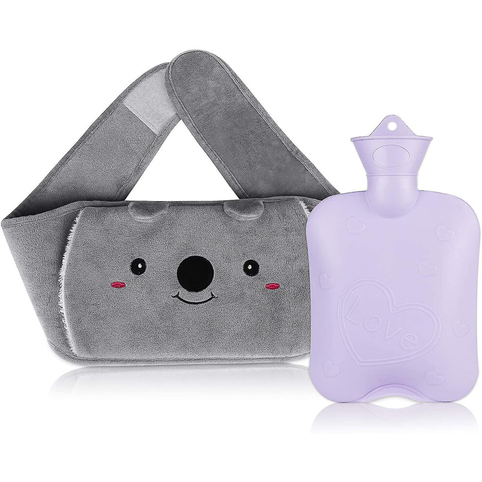 Hot Water Bottle With Cover, Quick Pain Relief Comfort For Neck, Back