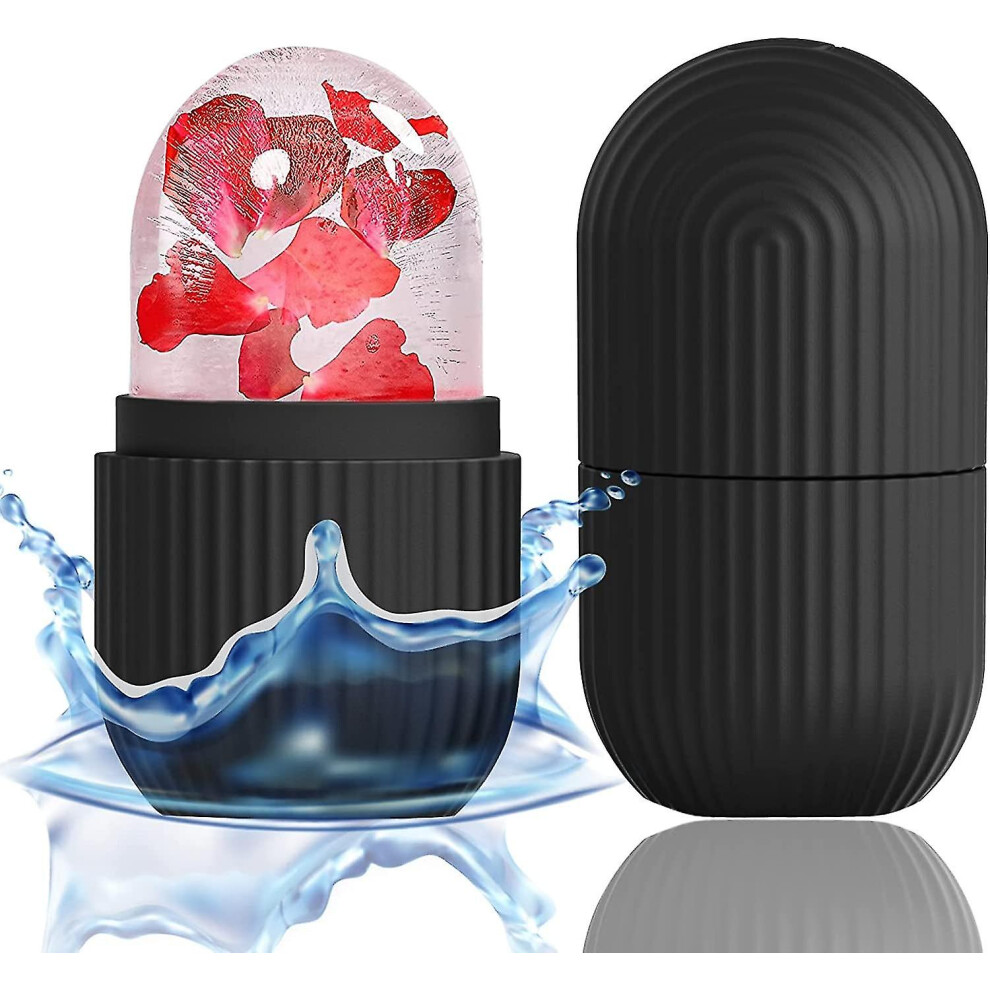 Ice Face Roller Massager,ice Cube Roller For Face, Eyes And Neck Naturally Conditioning And Skin Care,reusable Massage Silicone Ice Mold