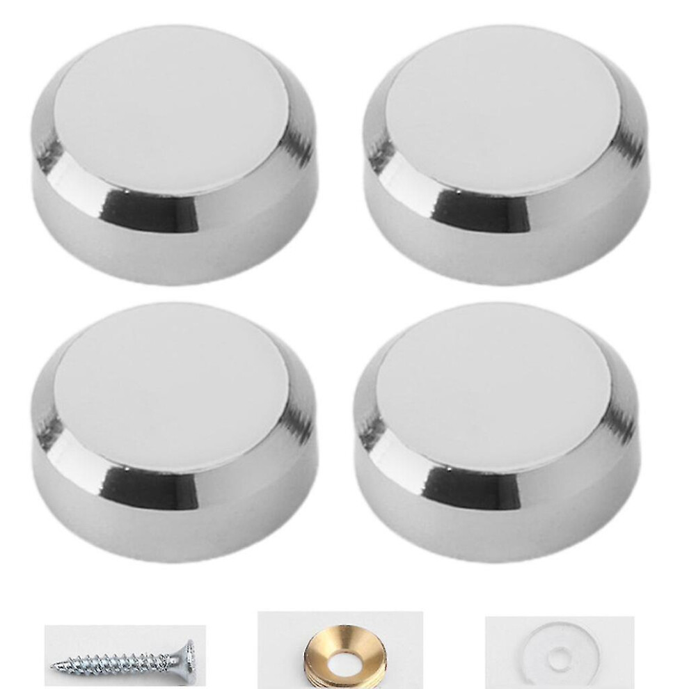 (18Mm-) Mirror Fasteners Screws Cap Nail Advertising Glass Cover Brass Washer Ornament Silver