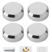 (14mm-Silver) Mirror Fasteners Screws Cap Nail Advertising Glass Cover Brass Washer Ornament