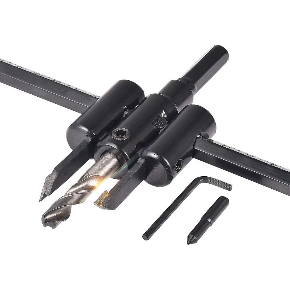30mm To 200mm Adjustable Circle Hole Saw Kit, Wood Drywall Drill Bit Saw Round Cut(30-200mm)