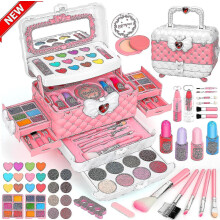 Kids Makeup Toy Kit Washable Kids Makeup Beauty Toy With Portable Cosmetic Box Kb