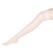 Lace Topped Thigh High Sheer Fishnet Stockings Ladies Sexy- Hold Ups