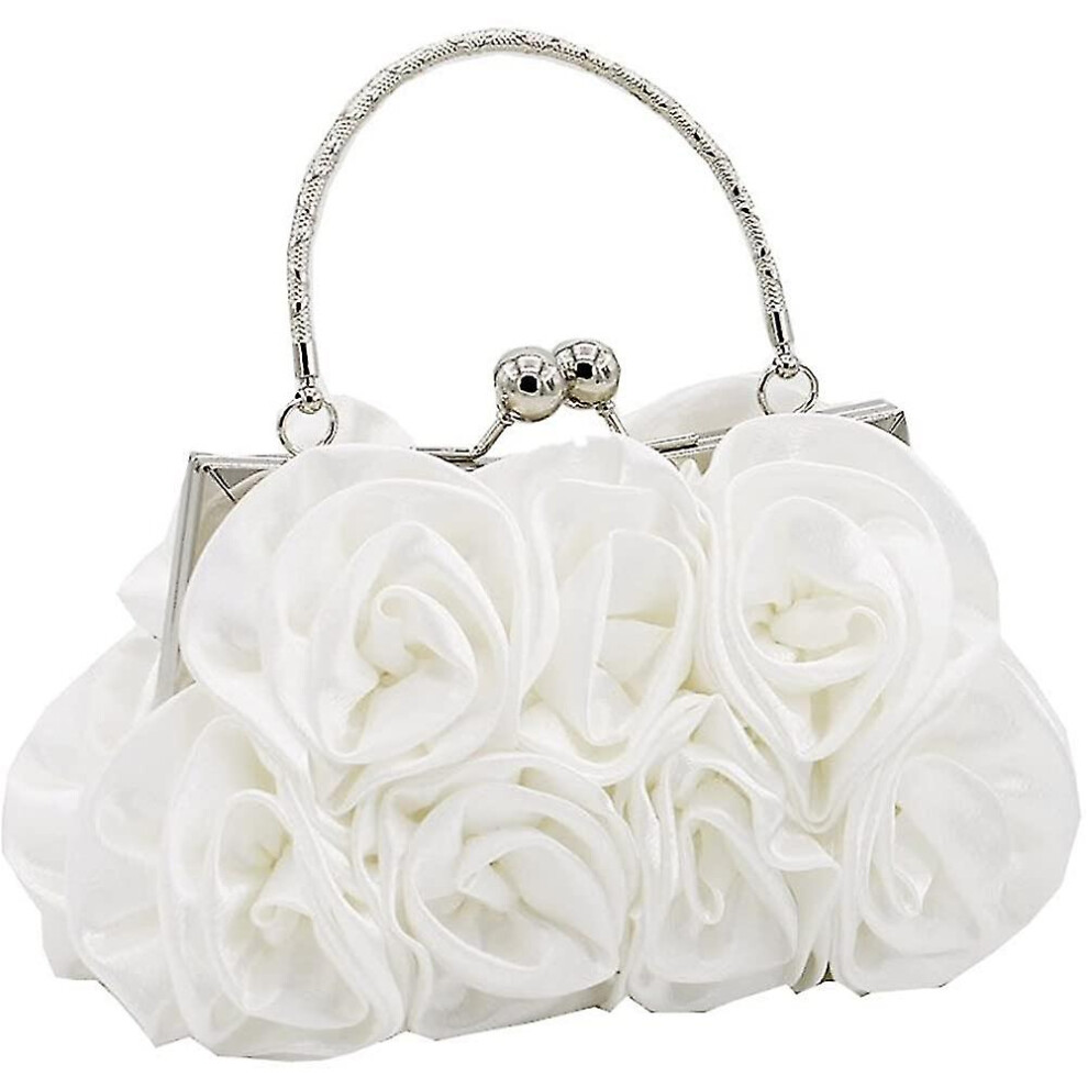 Ladies Fer Satin Evening Handbag