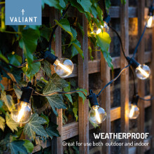 Wedding String Lights Outdoor 25 LED Bulbs - USB Operated 12.5mtrs