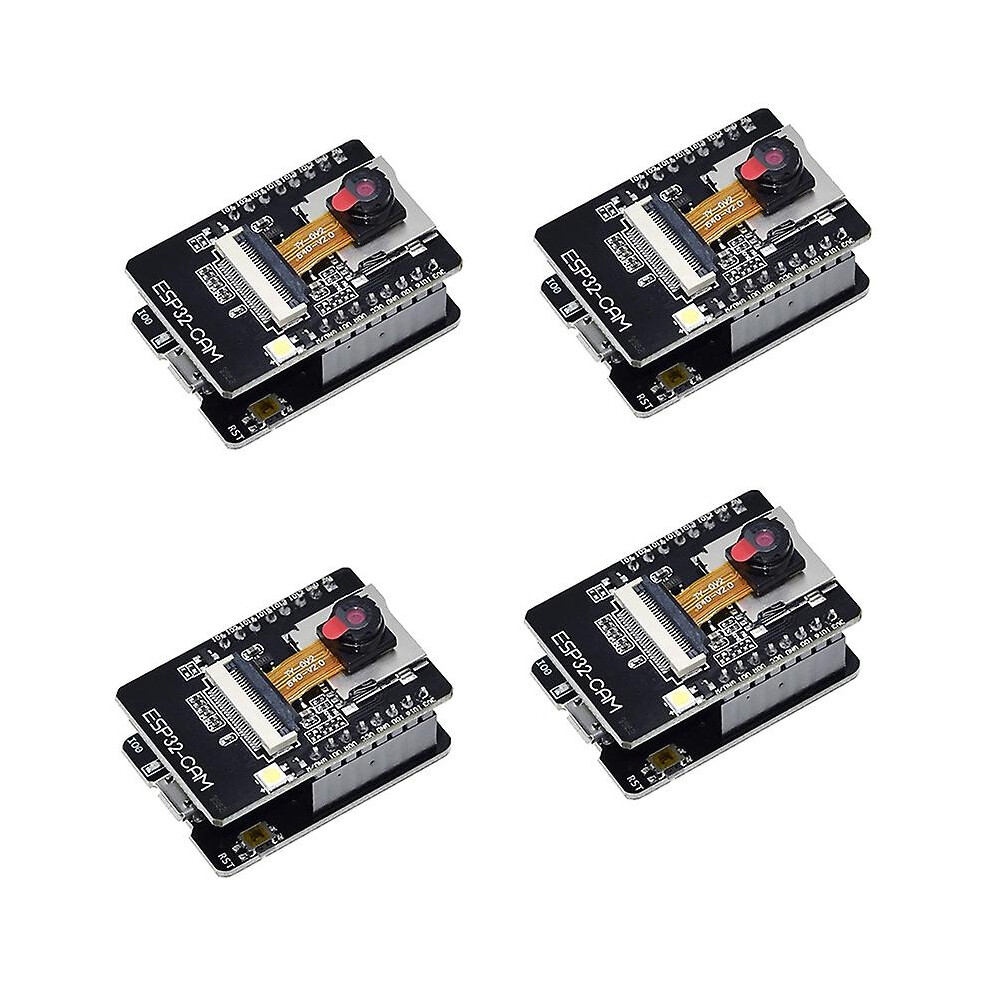 4-pack Esp32-cam Wifi Bluetooth Board Esp32-cam-mb -usb To Serial Port Ch340g With Ov2640 Camera Mo