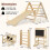 Costway 7-in-1 Climbing Toy Set Folding Convertible Step Stool W/ Chalkboard 6