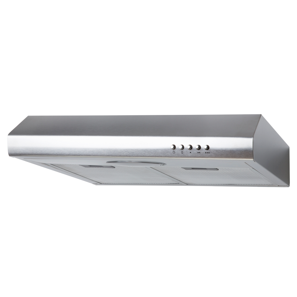 SIA STE50SS 50cm Stainless Steel Slimline Visor Cooker Hood Kitchen Extractor