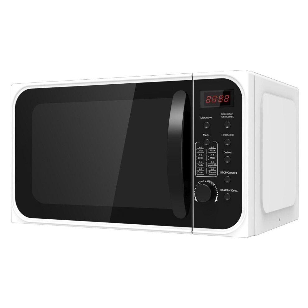 25ltr Freestanding Combi Microwave Oven, Digital Display, 900w in White