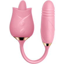 Pink Vibrator Toy, Female Massager With 10 Modes