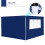 Outsunny Outsunny Gazebo Replacement Exchangeable Wall Panels w/  Window, Blue 11