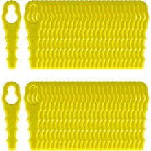 Lot De 100 Lames De Rechange Compatible Pour Ryobi Coupe Bordure, Ttes Double Lames Denteles Rac155 Rac157 Rac158
