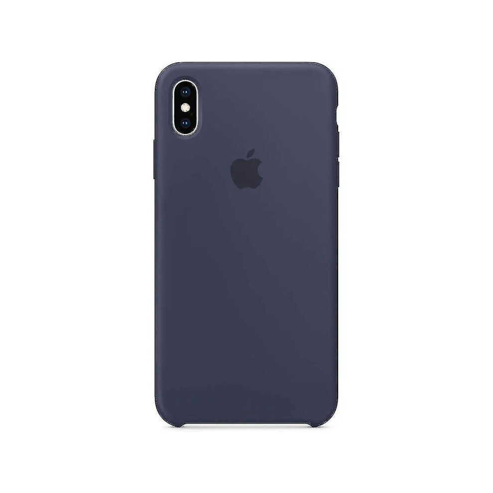 (Midnight ) Slim Liquid Silicone Tpu Case Cover For Iphone Xs Max Blue 3010291839422