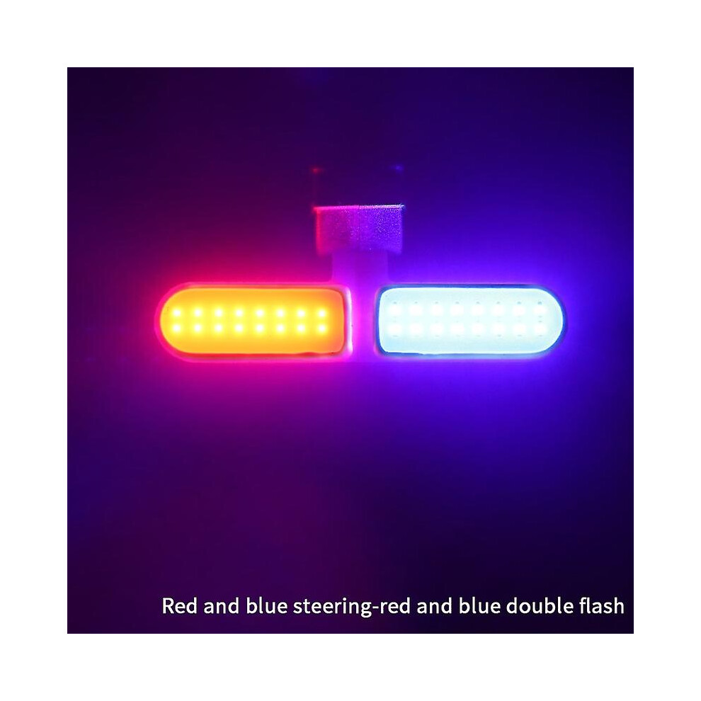 New Heart Shape Led Bike Light Usb Rechargeable Bicycle Rear Light Waterproof Mtb