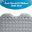 (Large ) Anti Slip Rubber Bath Mat Suction Cups Shower Mat 9