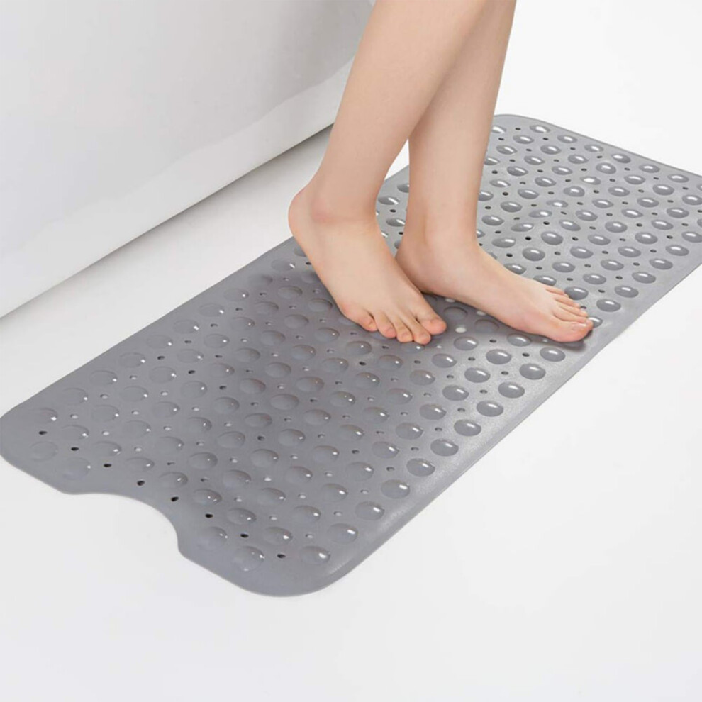 (Large ) Anti Slip Rubber Bath Mat Suction Cups Shower Mat