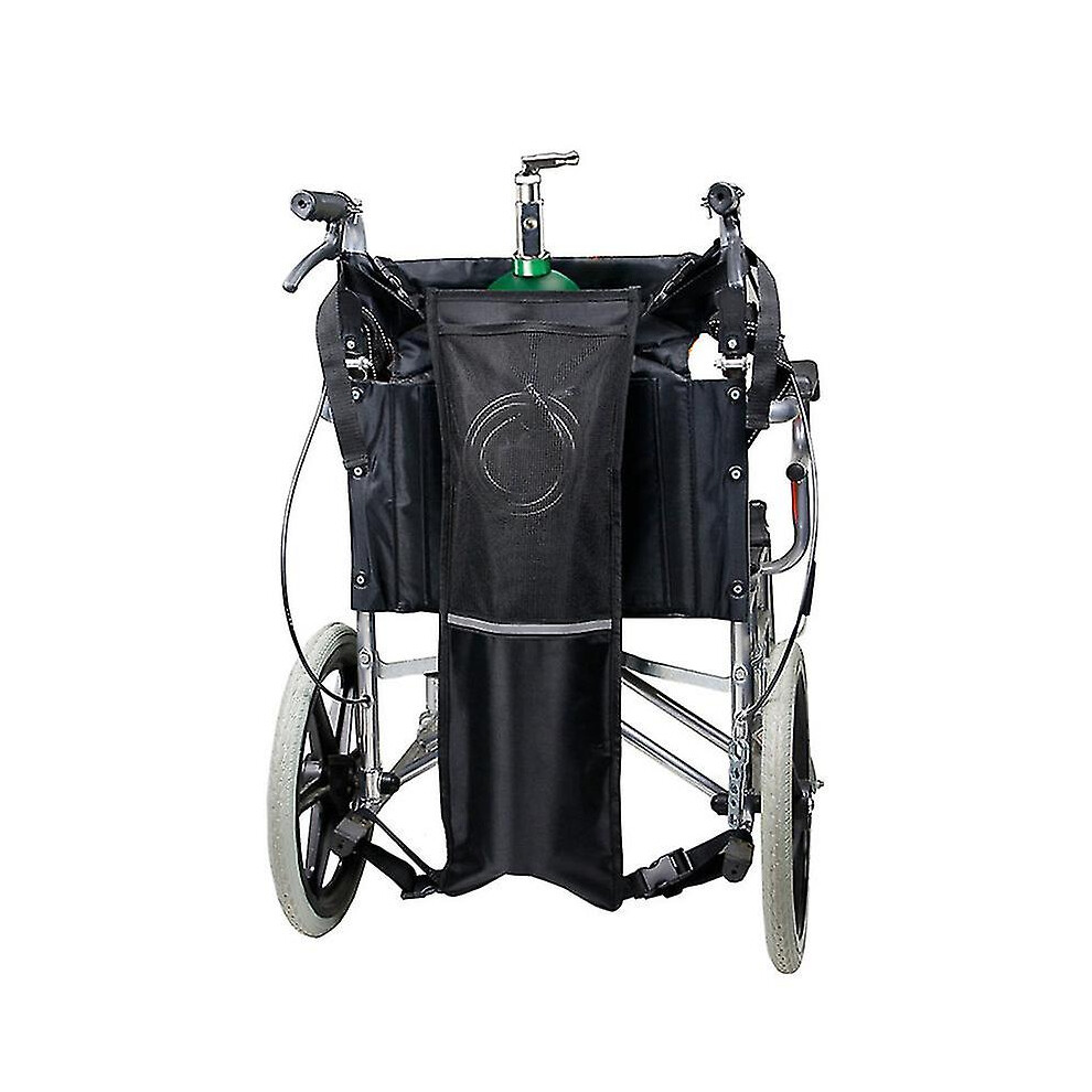 Oxygen Cylinder Bag For Wheelchairs With Buckles, Fits Any Wheelchair