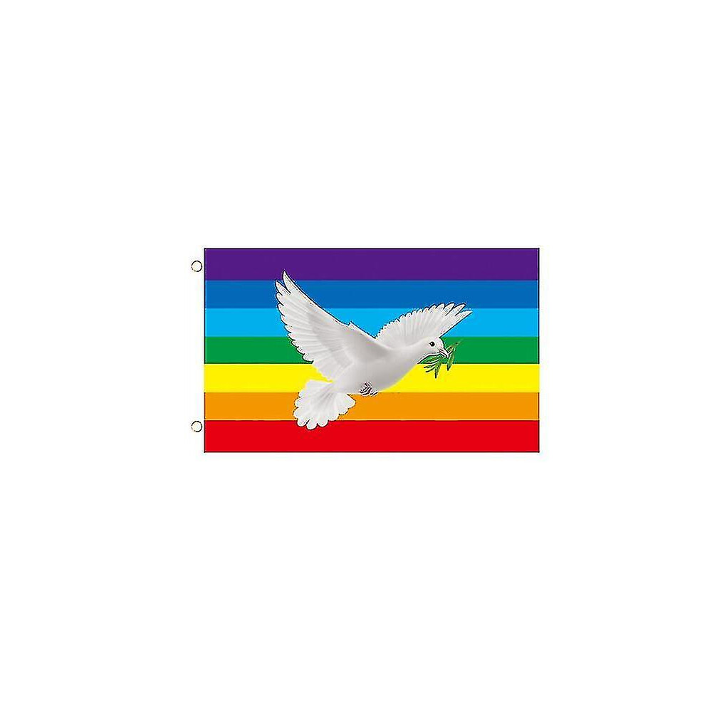 Peace Flag, Peace Dove World Peace Sign Symbol Flag For Patio Lawn Home Outdoor Dcor