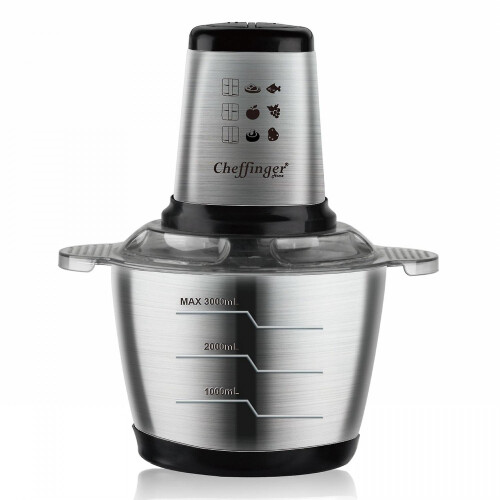 Refurbished Cheffinger CF FP1000I: 3L 1000W Food Processor