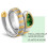 (Q9) Women's Snake Shape Bangle Bracelet Watch 2