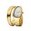 (Q9) Women's Snake Shape Bangle Bracelet Watch 1