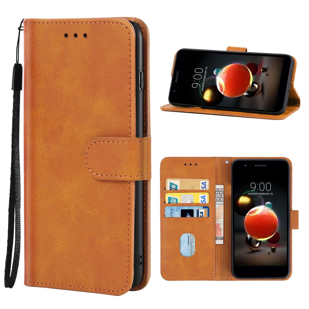 (Brown) Leather Case For LG K9