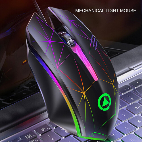 (2) G6 1200 Dpi Colourful Light Wired Backlight Gaming Mouse For Laptop/computer 2