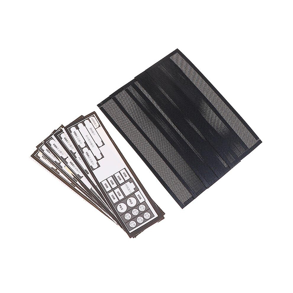5Pcs Pvc Dust Filter Universal Diy Shield Back Plate For Computer Chassis I/O 4814699144763