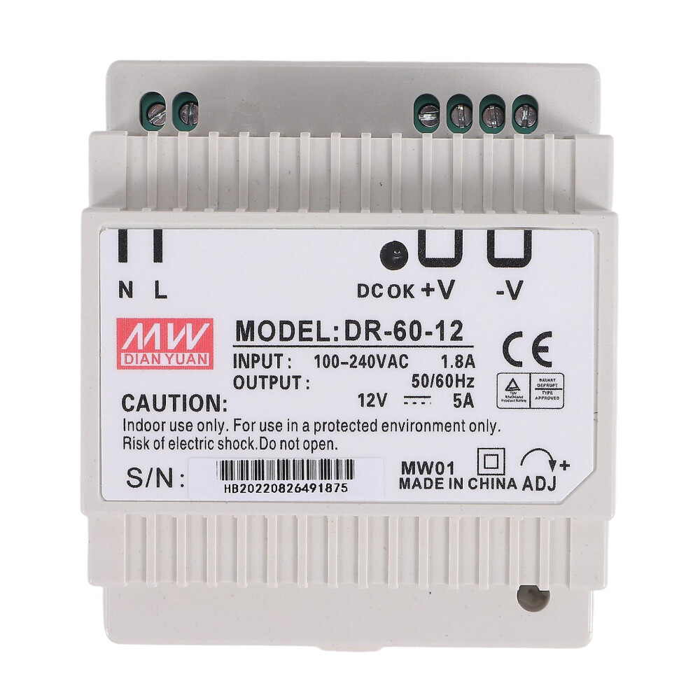 Rail Power Supply 60w 12v Ac Dc Converter -60-12 Power Supply 12v 60w Good