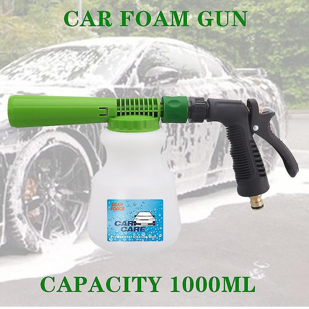 Low Pressure Carwash Foam Gun Foam Cannon Snow Foam Lance Foam Nozzle Water Hose Foam Gun 1L Bottle 4814699145791
