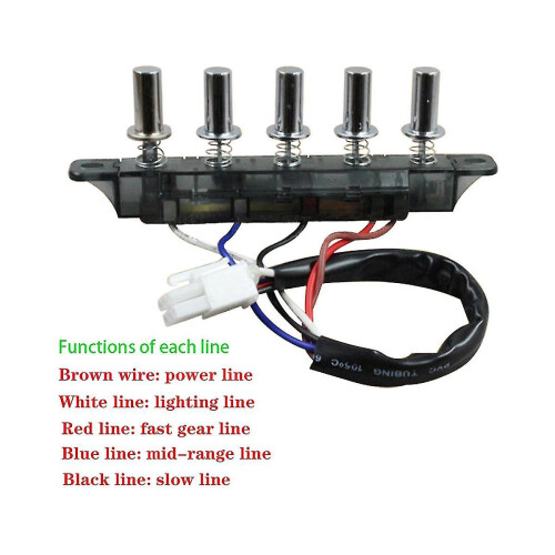 Range Hood 5 Button Switch Button Universal Accessories Switch Control Board Panel Controller 2